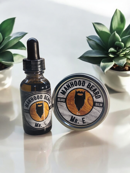 Mr. E Beard Oil/ Balm Combo