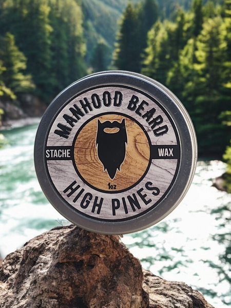 High Pine's Mustache Wax 1 oz